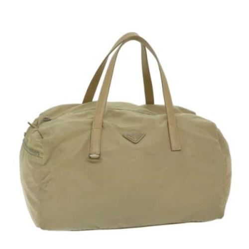 Pre-owned Nylon prada-bags Prada Vintage , Beige , Dames