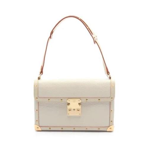 Pre-owned Leather louis-vuitton-bags Louis Vuitton Vintage , Beige , D...