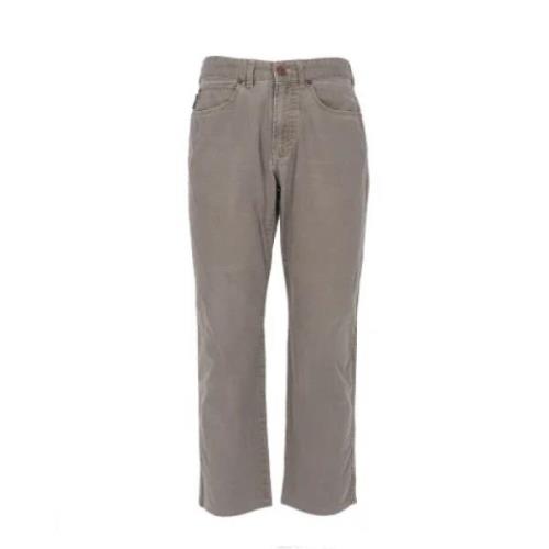 Pre-owned Cotton bottoms Burberry Vintage , Gray , Heren