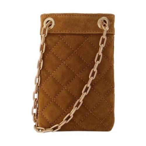 Leather shoulder-bags Vanessa Bruno , Brown , Dames