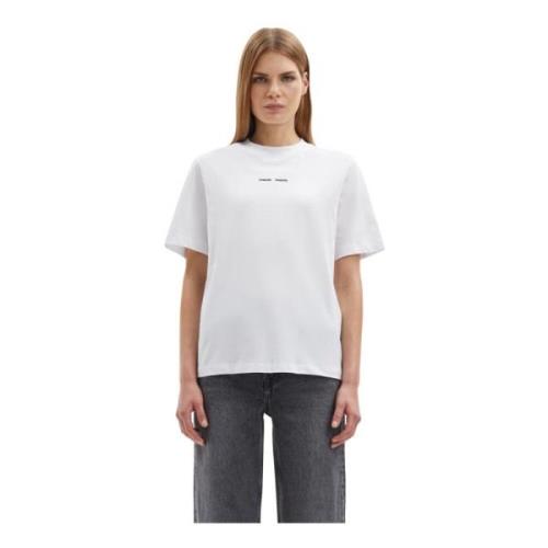 Biologische Jersey T-shirt Samsøe Samsøe , White , Dames