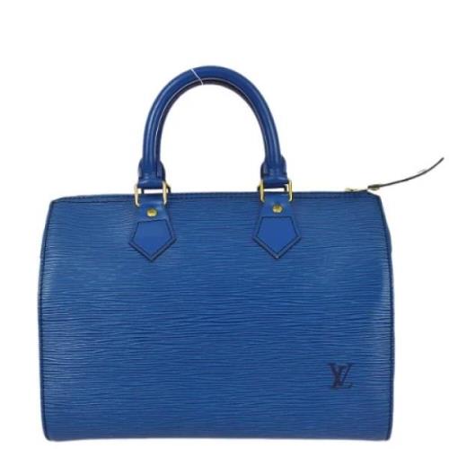 Pre-owned Leather louis-vuitton-bags Louis Vuitton Vintage , Blue , Da...