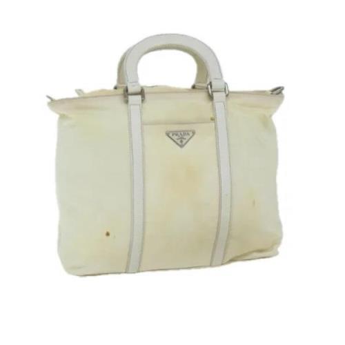 Pre-owned Nylon prada-bags Prada Vintage , Beige , Dames