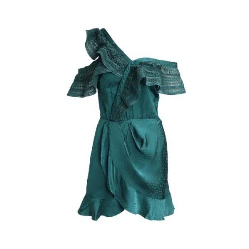 Fabric dresses Self Portrait , Green , Dames