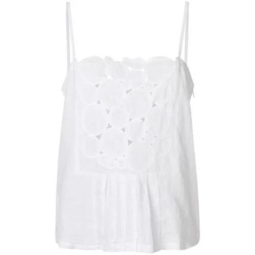 Pre-owned Fabric tops Armani Pre-owned , White , Dames