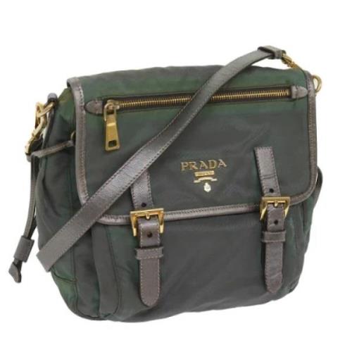 Pre-owned Nylon prada-bags Prada Vintage , Green , Dames