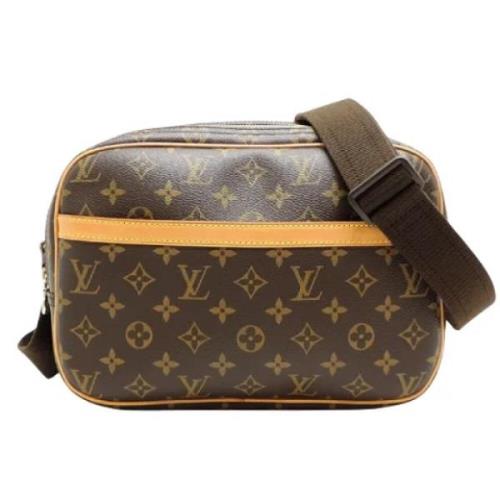 Pre-owned Canvas louis-vuitton-bags Louis Vuitton Vintage , Brown , Da...