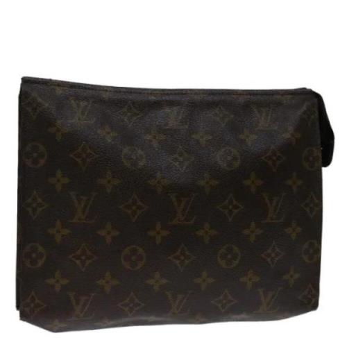 Pre-owned Canvas pouches Louis Vuitton Vintage , Brown , Dames