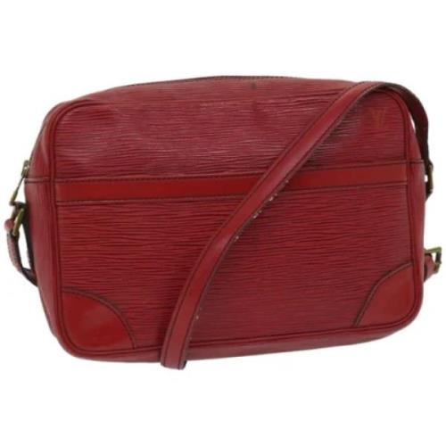 Pre-owned Leather louis-vuitton-bags Louis Vuitton Vintage , Red , Dam...