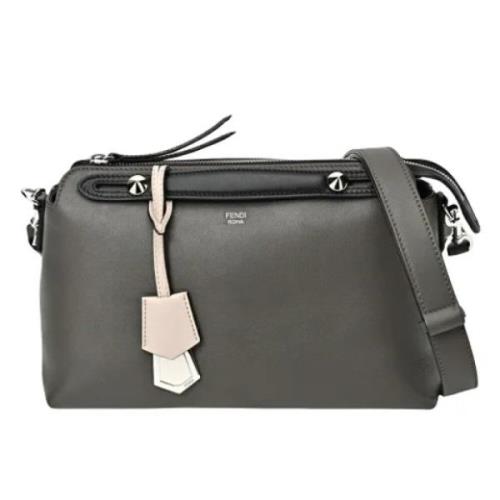 Pre-owned Leather fendi-bags Fendi Vintage , Gray , Dames