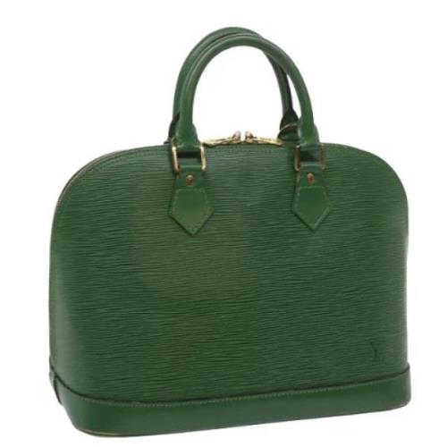 Pre-owned Leather louis-vuitton-bags Louis Vuitton Vintage , Green , D...