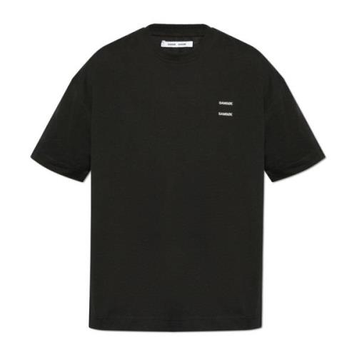 T-shirt `Joel` Samsøe Samsøe , Black , Heren