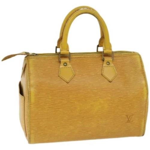 Pre-owned Leather louis-vuitton-bags Louis Vuitton Vintage , Yellow , ...