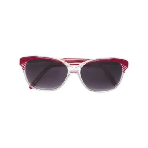 Pre-owned Acetate sunglasses Yves Saint Laurent Vintage , Red , Dames