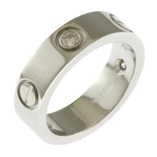 Pre-owned White Gold rings Cartier Vintage , Gray , Dames