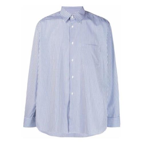 Gestreept Herenoverhemd Comme des Garçons , Blue , Heren