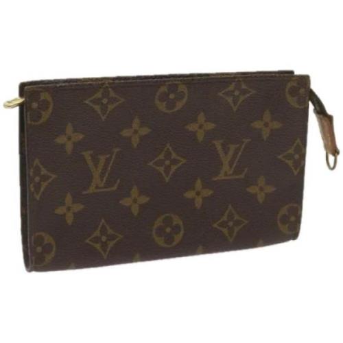 Pre-owned Canvas pouches Louis Vuitton Vintage , Brown , Dames