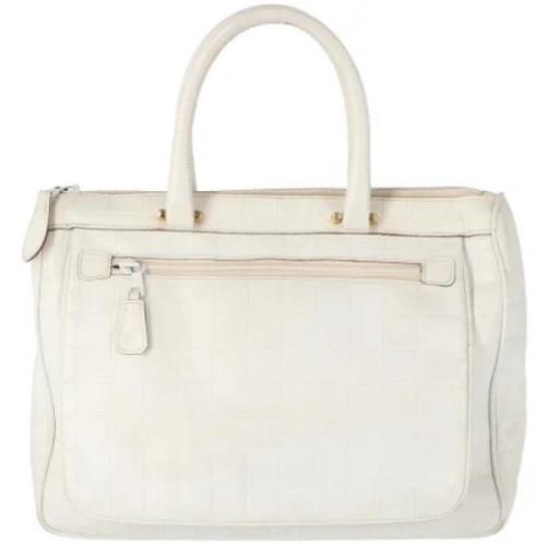 Pre-owned Leather fendi-bags Fendi Vintage , White , Dames