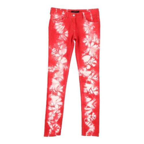 Pre-owned Cotton jeans Isabel Marant Pre-owned , Red , Dames