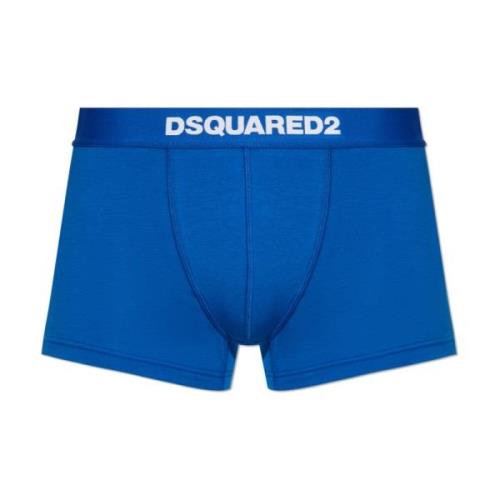 Boxershorts met logo Dsquared2 , Blue , Heren
