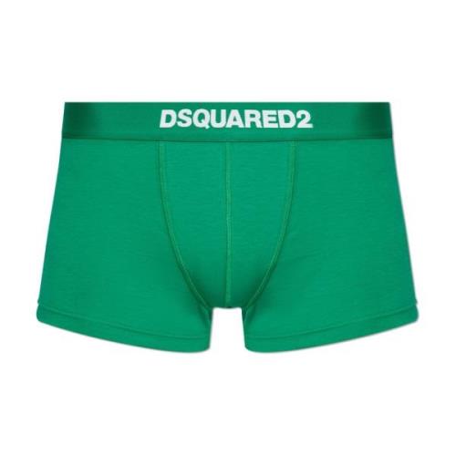 Boxershorts met logo Dsquared2 , Green , Heren