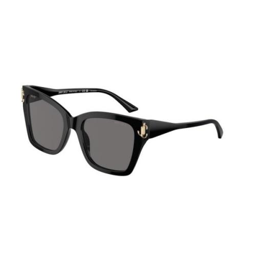 Gepolariseerde Donkergrijze Zonnebril Jimmy Choo , Black , Unisex