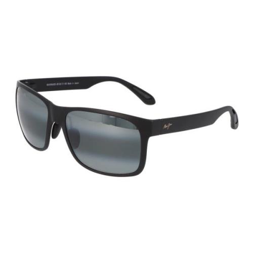 Red Sands Square Zonnebril Maui Jim , Black , Unisex