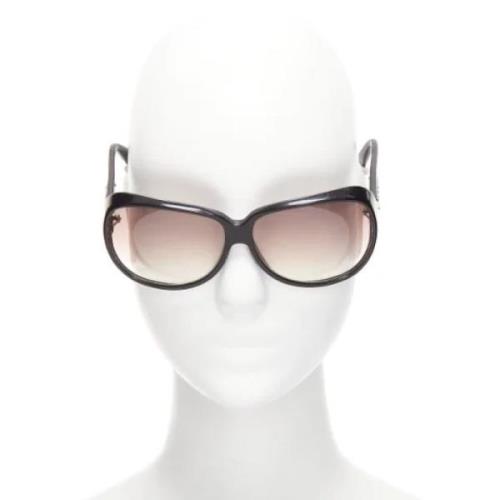 Pre-owned Acetate sunglasses Bottega Veneta Vintage , Black , Dames