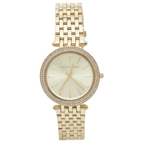 Pre-owned Fabric watches Michael Kors Pre-owned , Yellow , Dames