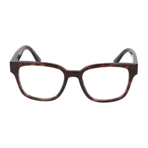 Vierkante Acetaat Bril Model A09V Prada , Brown , Unisex