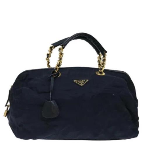 Pre-owned Nylon prada-bags Prada Vintage , Blue , Dames