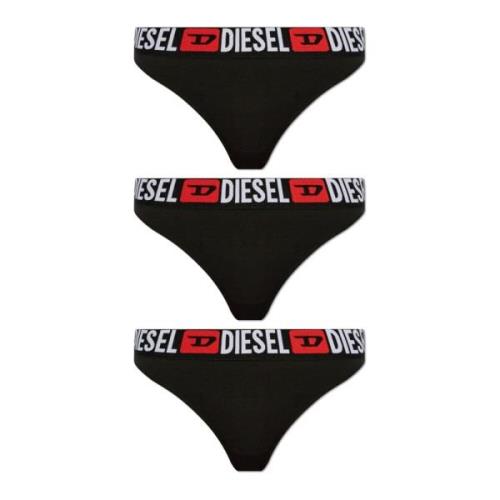 Driepak string Ufst-Stars-Threepack Diesel , Black , Dames