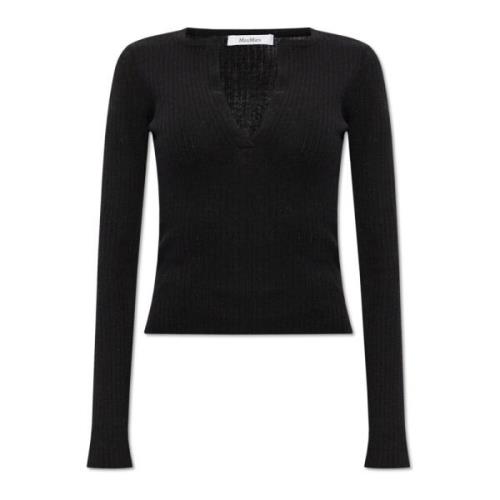 Gestreepte top 'Urlo' Max Mara , Black , Dames