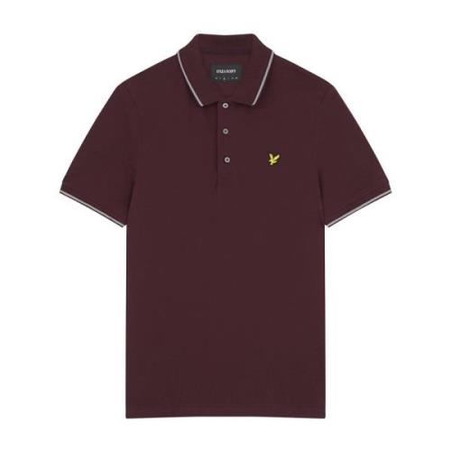 Tipped Polo Shirt Lyle & Scott , Red , Heren