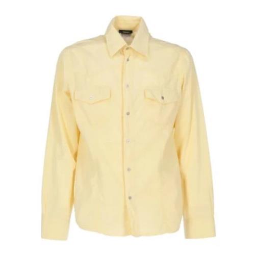 Pre-owned Cotton tops Versace Pre-owned , Yellow , Heren