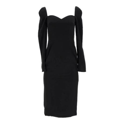 Pre-owned Silk dresses Dolce & Gabbana Pre-owned , Black , Dames