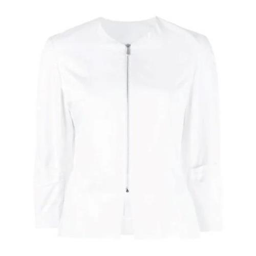 Pre-owned Cotton outerwear Versace Pre-owned , White , Dames