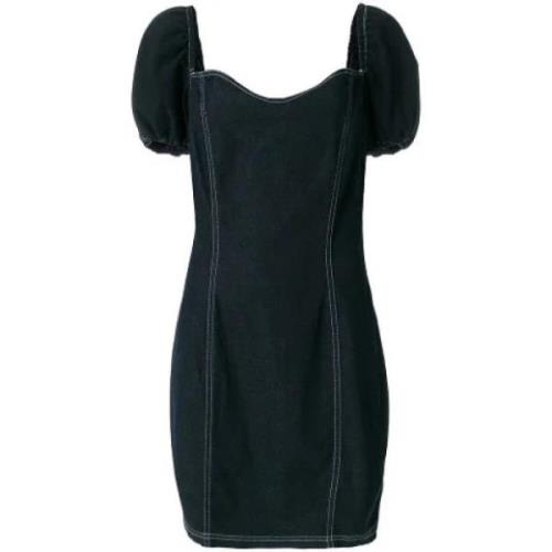 Pre-owned Cotton dresses Moschino Pre-Owned , Black , Dames