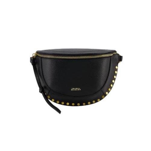 Leather clutches Isabel Marant , Black , Dames
