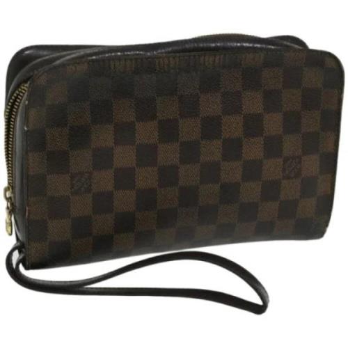 Pre-owned Canvas shoulder-bags Louis Vuitton Vintage , Brown , Dames