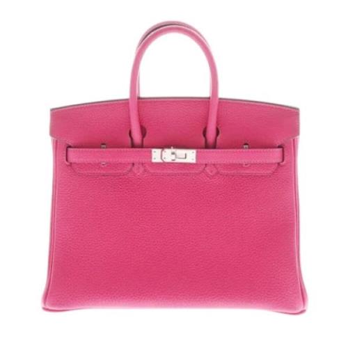 Pre-owned Leather handbags Hermès Vintage , Pink , Dames