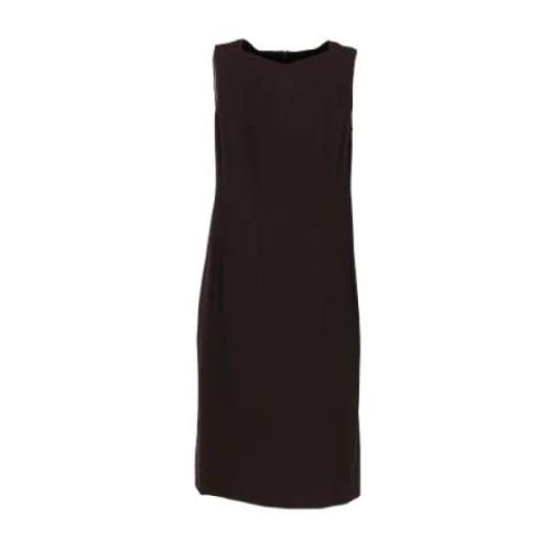 Pre-owned Wool dresses Chanel Vintage , Brown , Dames