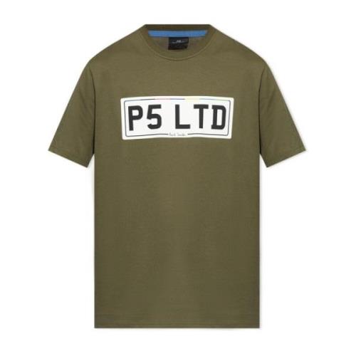 T-shirt met print PS By Paul Smith , Green , Heren