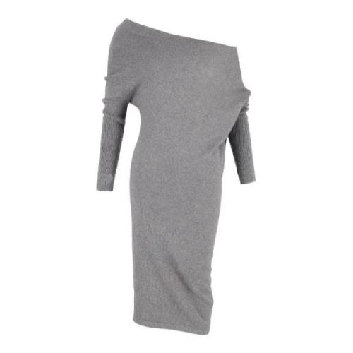 Pre-owned Cashmere dresses Tom Ford Pre-owned , Gray , Dames