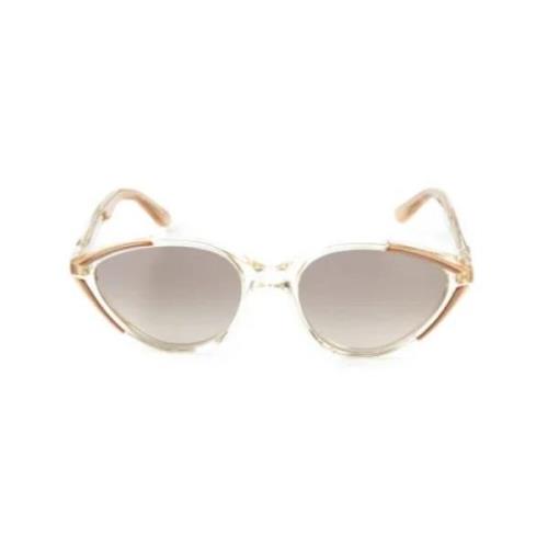 Pre-owned Acetate sunglasses Yves Saint Laurent Vintage , Beige , Dame...