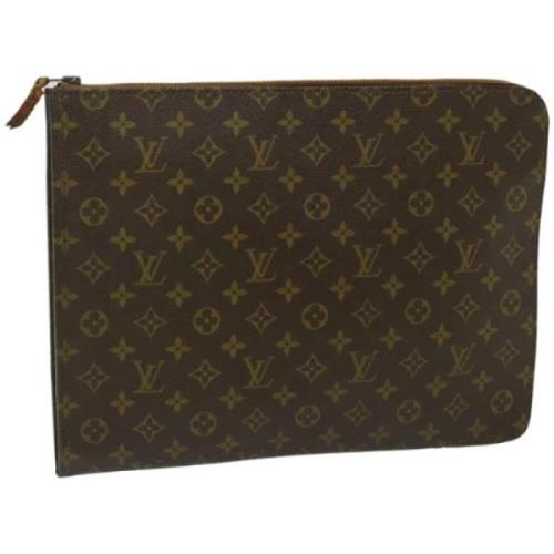 Pre-owned Canvas louis-vuitton-bags Louis Vuitton Vintage , Brown , Da...