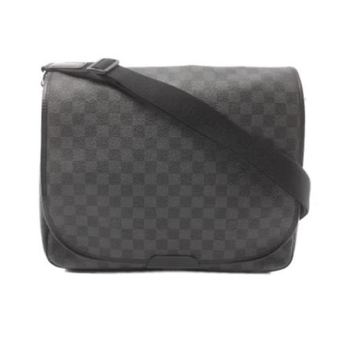 Pre-owned Leather louis-vuitton-bags Louis Vuitton Vintage , Black , D...