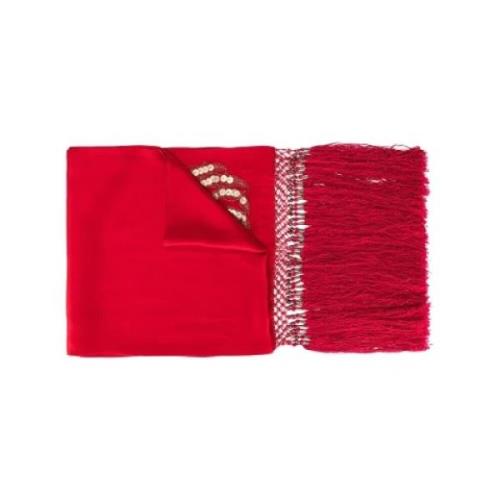 Pre-owned Silk scarves Armani Pre-owned , Red , Dames