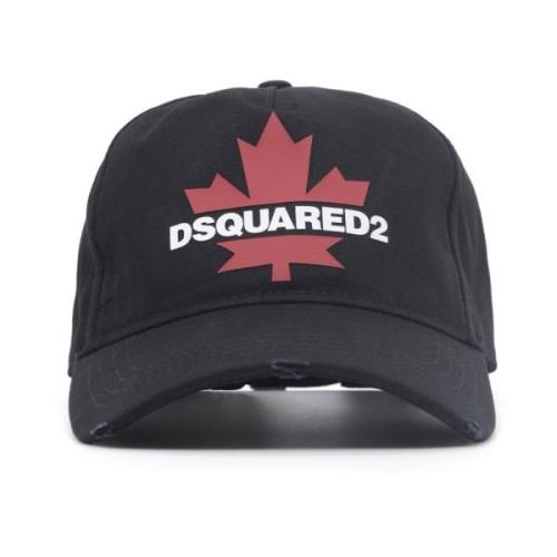 Caps Dsquared2 , Black , Heren