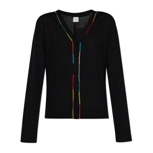 Knoop omhoog Cardigan Paul Smith , Black , Dames